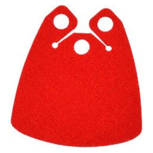 3-Hole Royalty Cape - Red