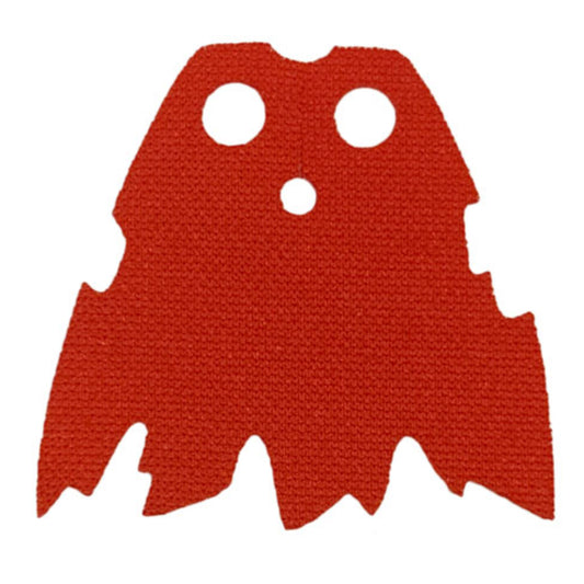 Tattered Orc Cape - Red